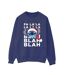 Disney - Sweat LILO AND STITCH CHRISTMAS BLAH BLAH BLAH - Femme (Bleu marine) - UTBI22624-1