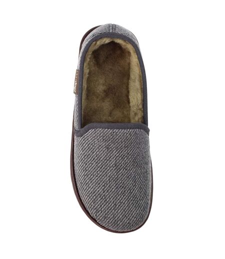 Chaussons Oliver Femme Gris Lazy Dogz