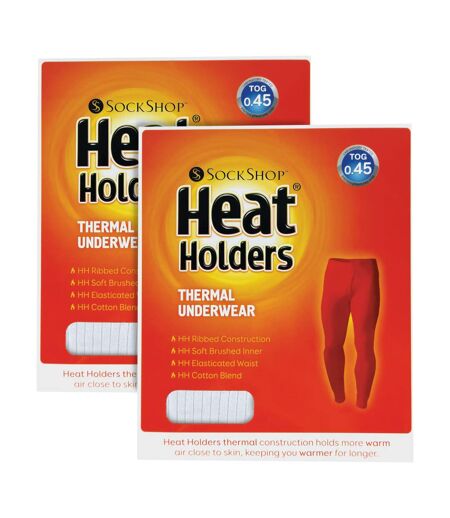 Heat Holders Lot De 2 Sous-vêtements Thermiques Pour Homme Bas Et Caleçons Longs