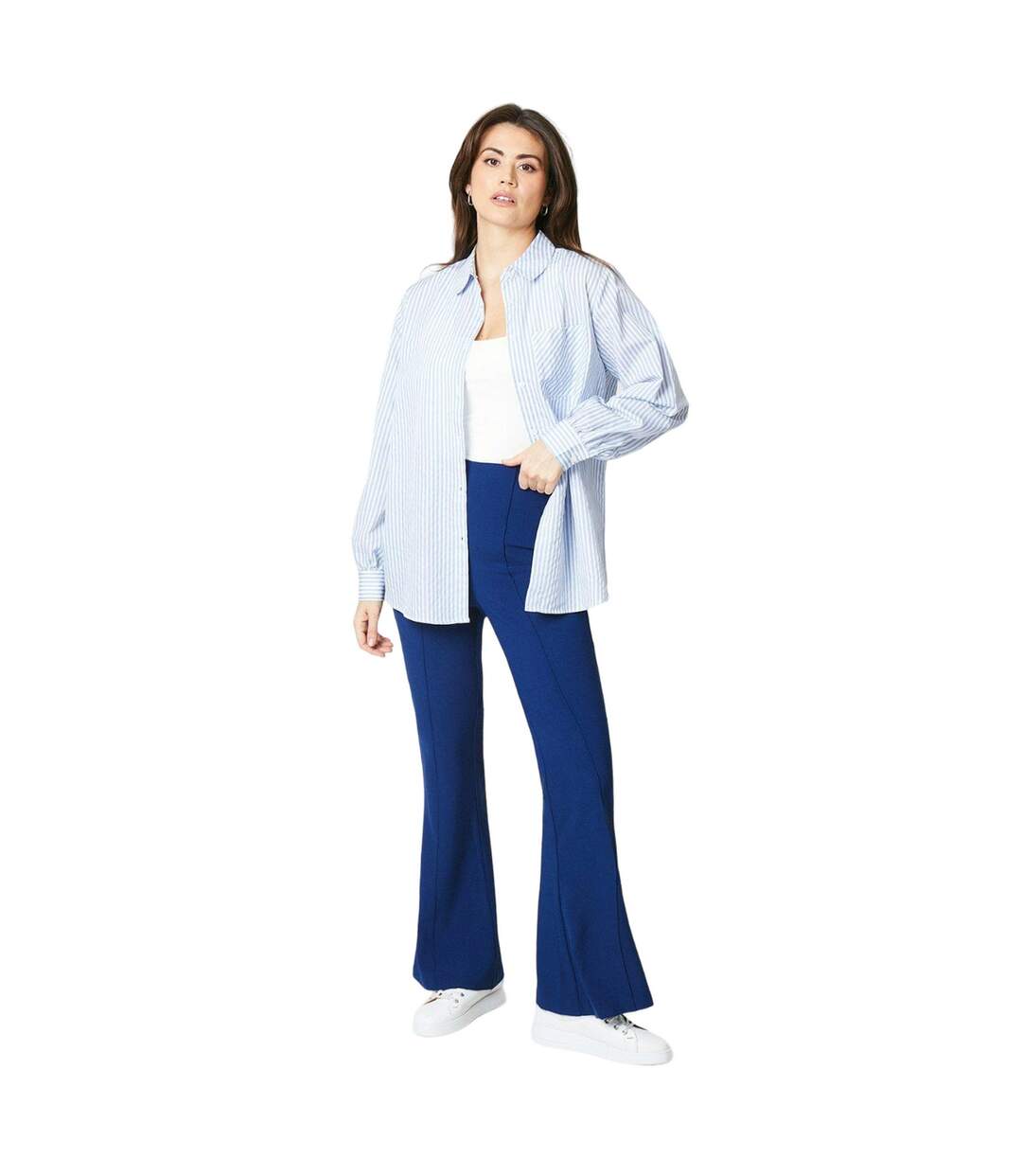 Pantalon femme bleu marine Principles