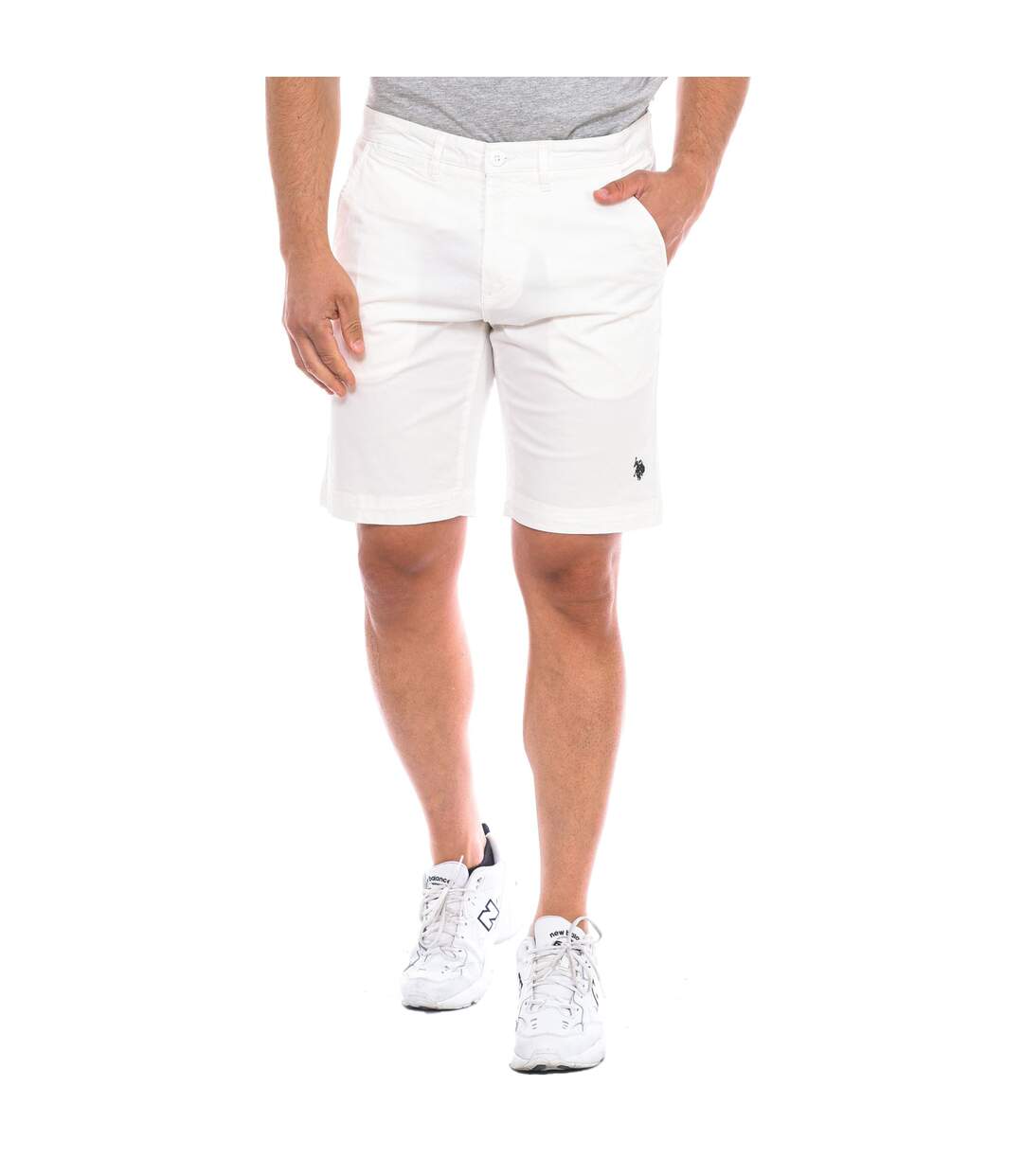 Bermuda shorts with straight cut bottom 67921 men-1