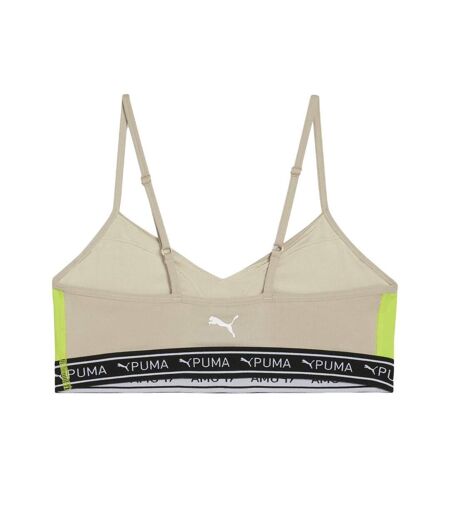 Brassière beige/jaune fluo femme puma move strong - l