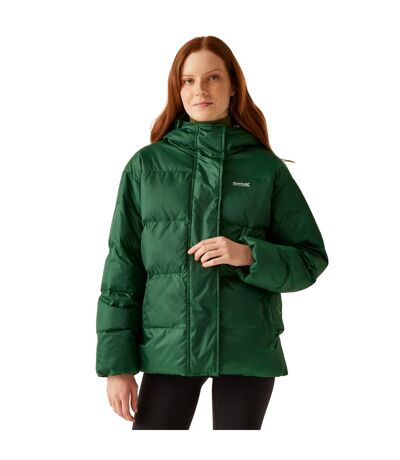 Doudoune Matelassée Orla Kiely Femme Vert Émeraude Regatta