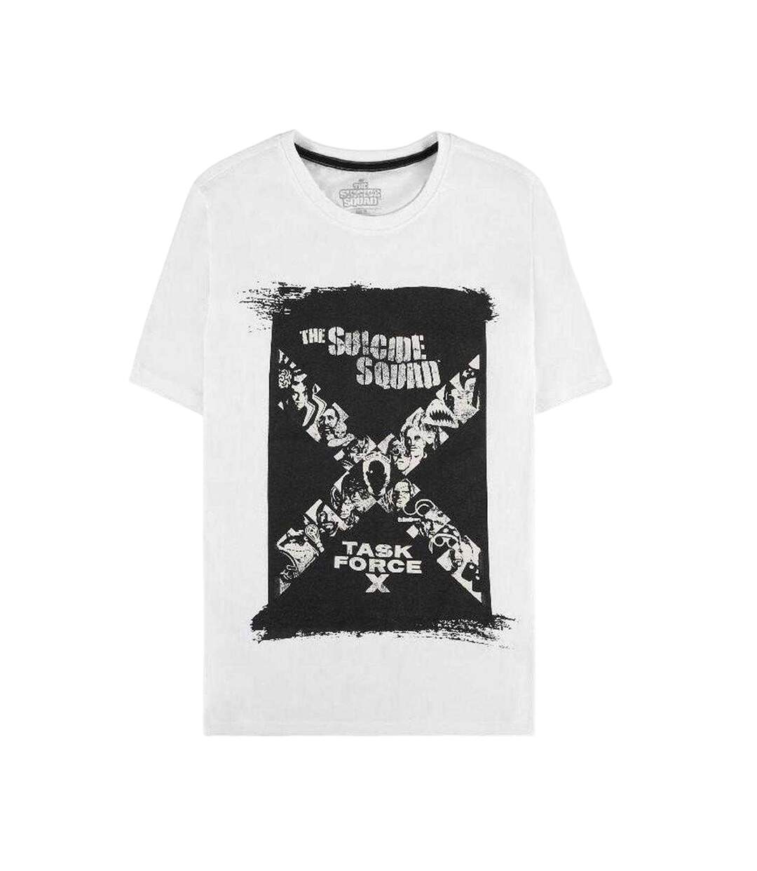 T-shirt Motif/style Suicide Squad Homme Blanc Difuzed-1