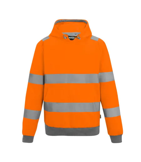 Mens Pro Contract Hi-vis Hoodie Orange Regatta Professional