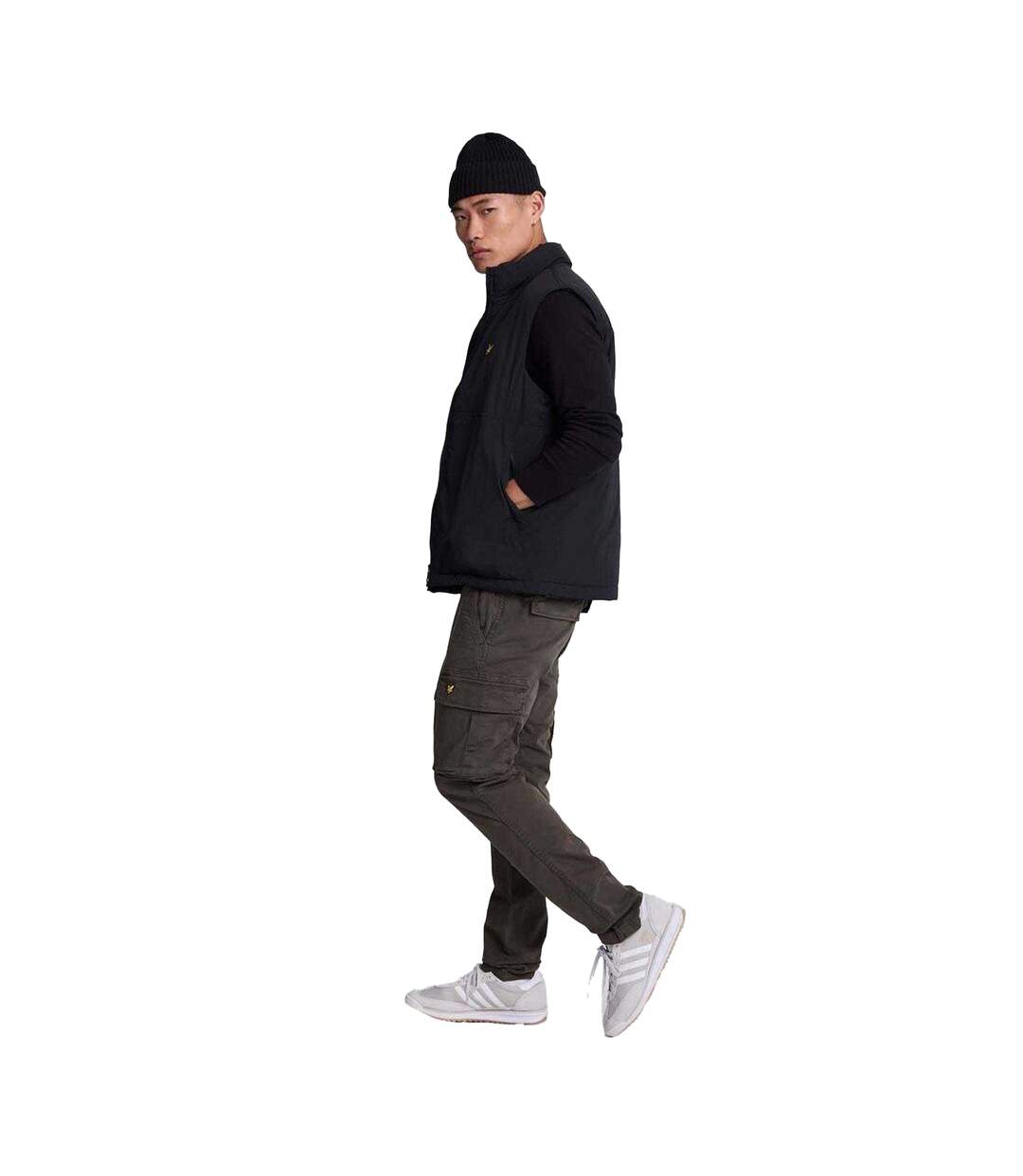 Pantalon À Poches Motif/style Logo Brodé Homme Vert Lyle & Scott-4