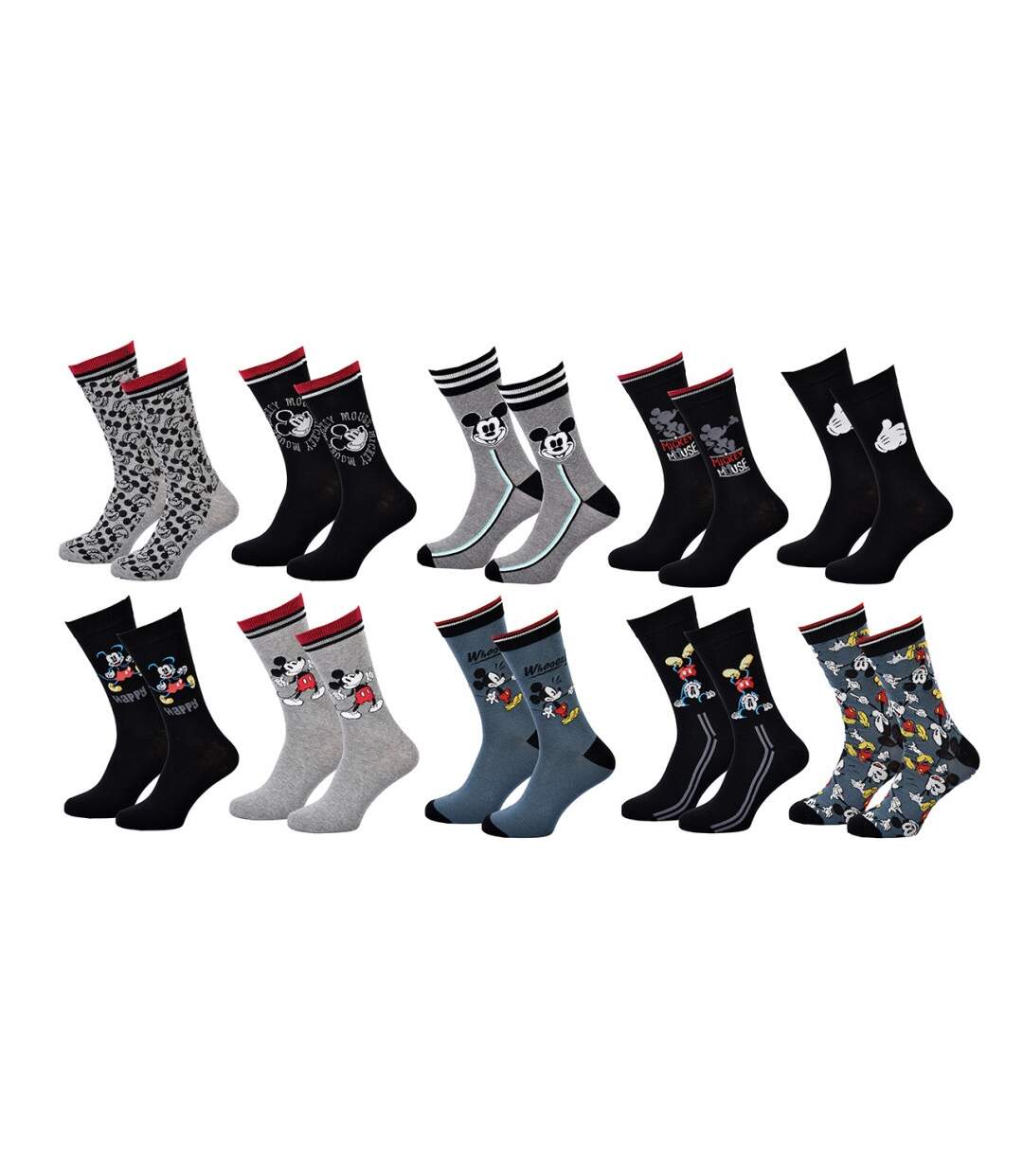Chaussettes Mickey - Pack de 10-3
