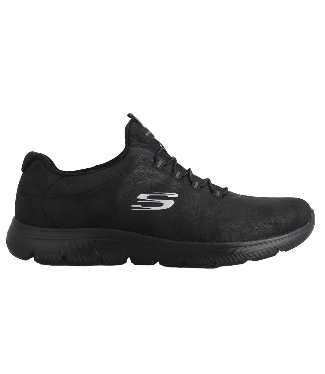 Womens/ladies summits itz bazik trainers black Skechers-3