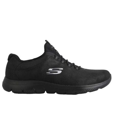 Womens/ladies summits itz bazik trainers black Skechers