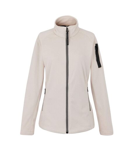 Veste Polaire Col Montant Liliena Femme Blanc Blanc Cassé Regatta