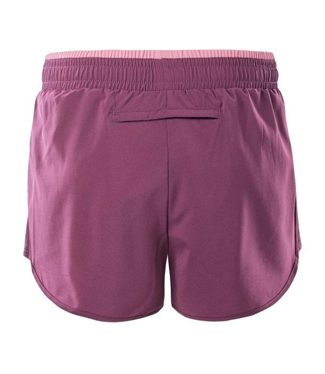 Short Laria Femme Amarante Mauve Rosé Hi-Tec-2