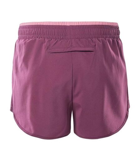 Short Laria Femme Amarante Mauve Rosé Hi-Tec