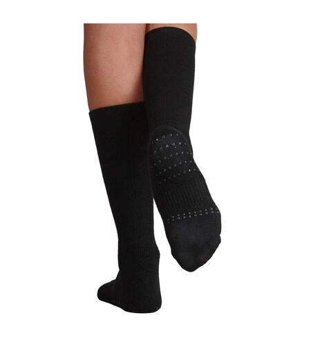 Chaussettes Compressives Et Adhérentes De Danse Femme Noir Silky Dance