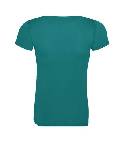 Just Cool Womens/Ladies Sports Plain T-Shirt (Jade)
