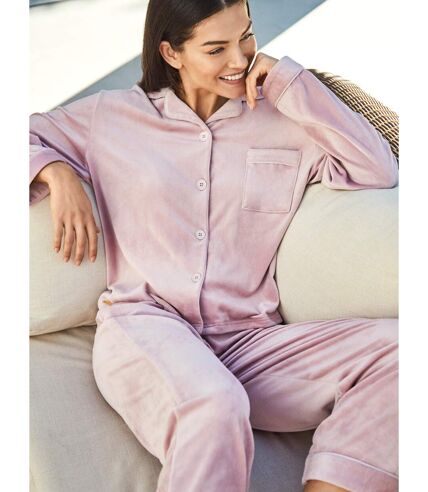 Tenue détente et intérieur pyjama pantalon chemise Polar Soft Selmark