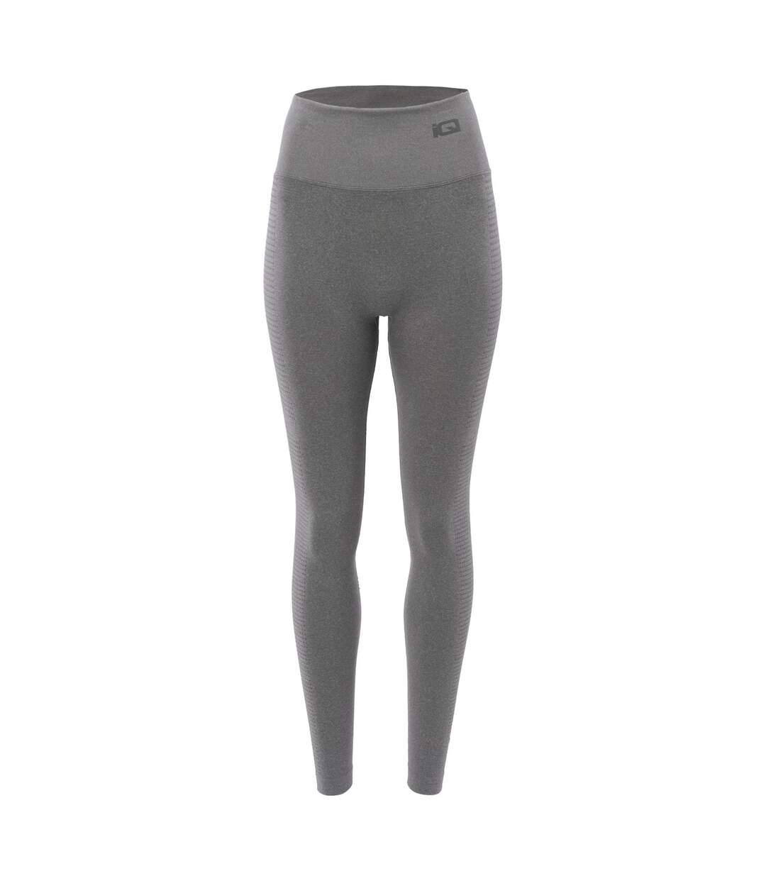 Womens/ladies Cross The Line Sachiko Logo Leggings Dark Stone Grey IQ-2