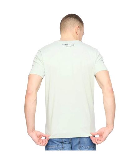 Mens Squarebox T-shirt Mint Crosshatch