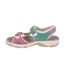 Womens/ladies Open Toe Sandals Multicoloured Rieker-2