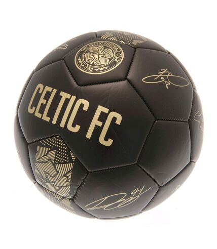 Celtic FC - Ballon de foot PHANTOM (Noir / Doré) (Taille 5) - UTBS3659