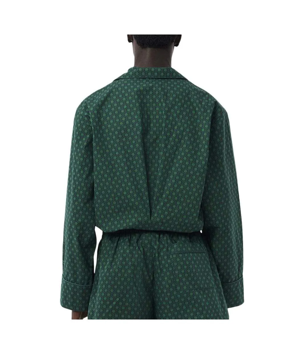 Chemise verte homme lacoste runway-2