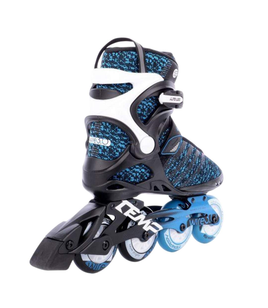 Patins À Roulettes Alignées 3.0 Homme 41 Fr Noir Bleu Tempish-2