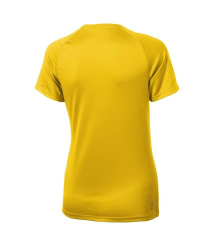 Elevate Womens/Ladies Niagara Short Sleeve T-Shirt (Yellow)