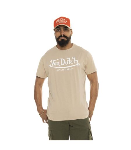 T-shirt homme col rond en coton avec logo Life Vondutch