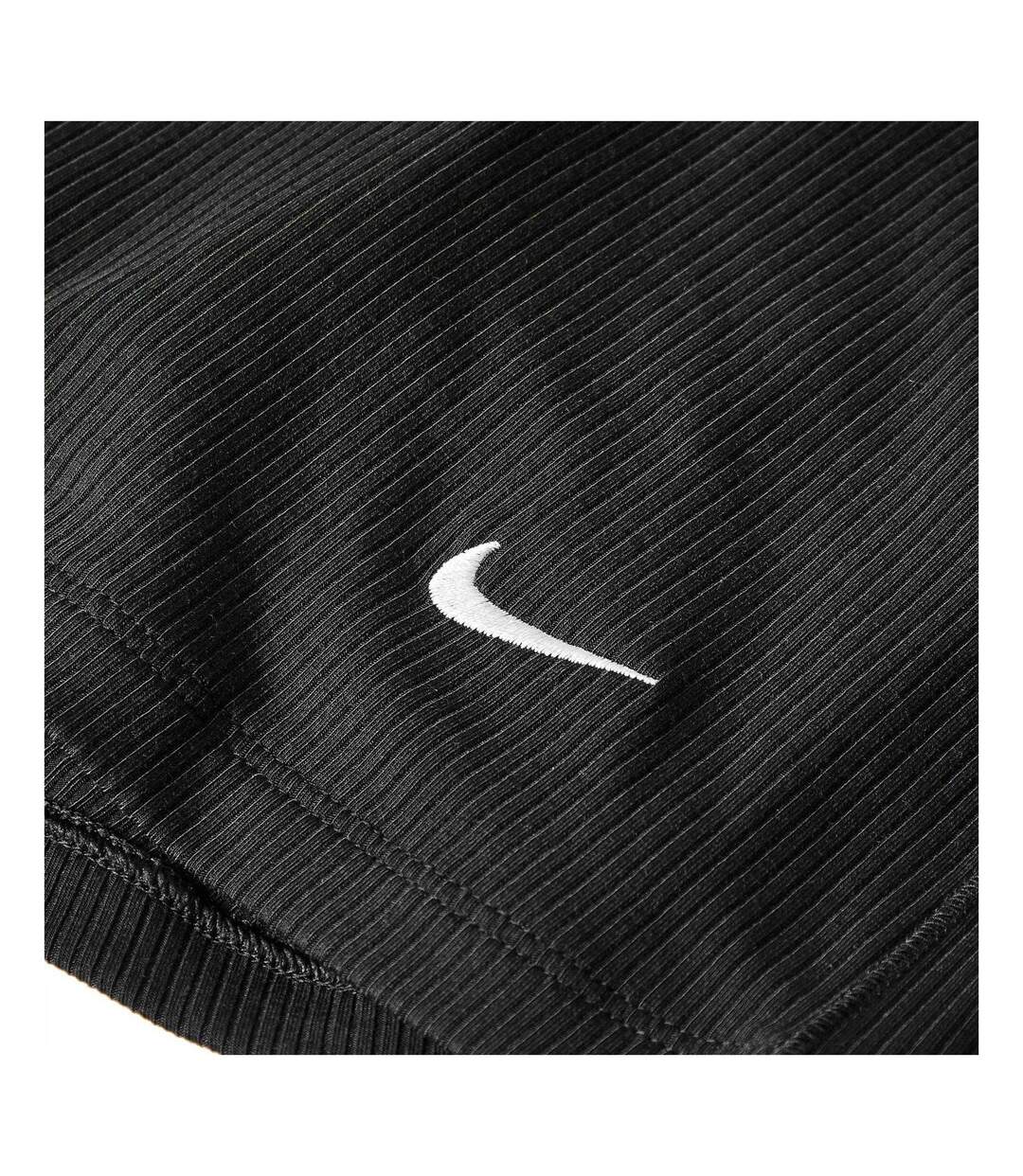 Mini Jupe Motif/style Côtelé Femme Noir Voile Nike-3