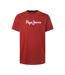 T-shirt rouge homme pepe jeans original stretch n - xs-1