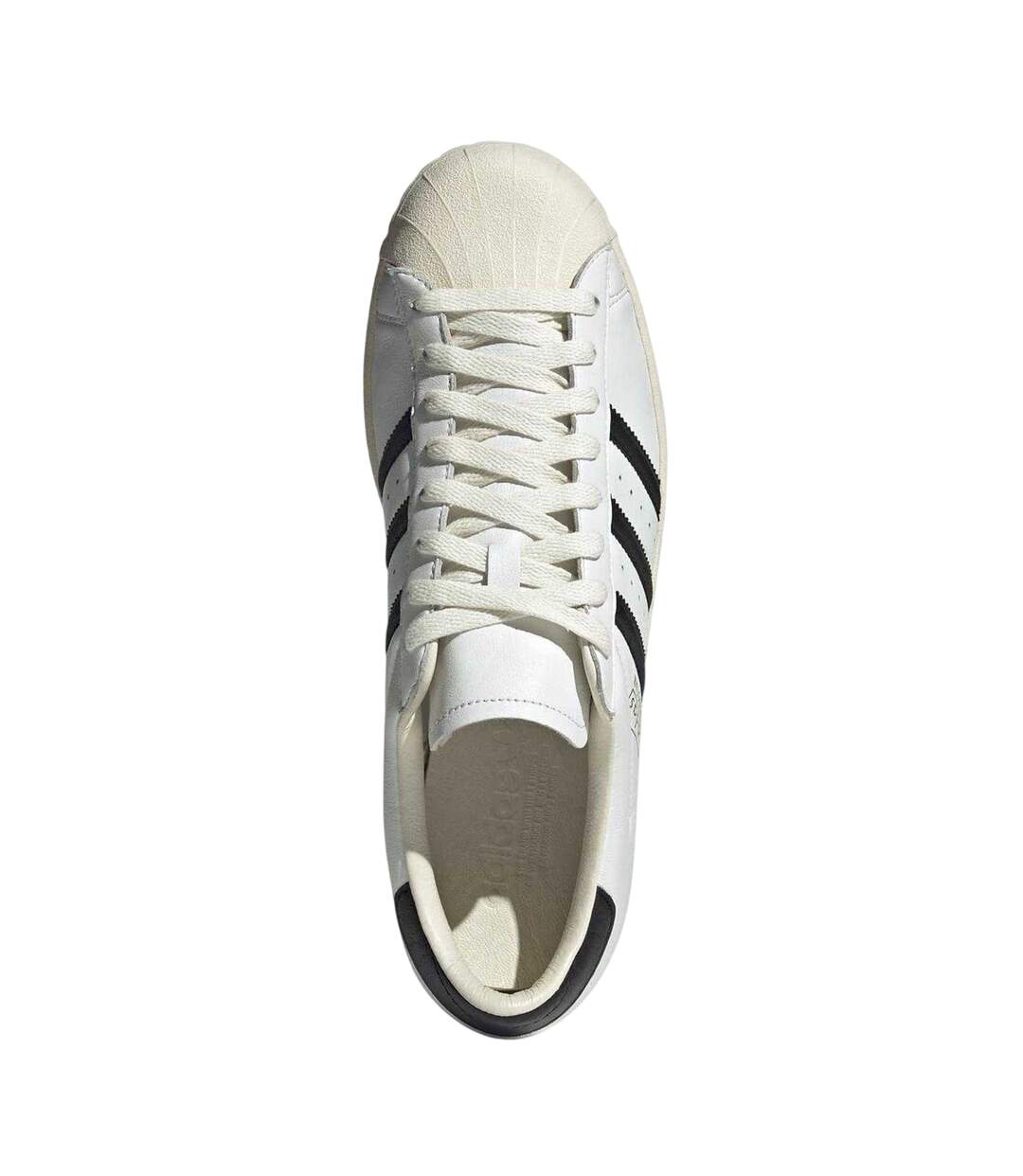 Chaussures Superstar Homme Crème Noir Adidas-4