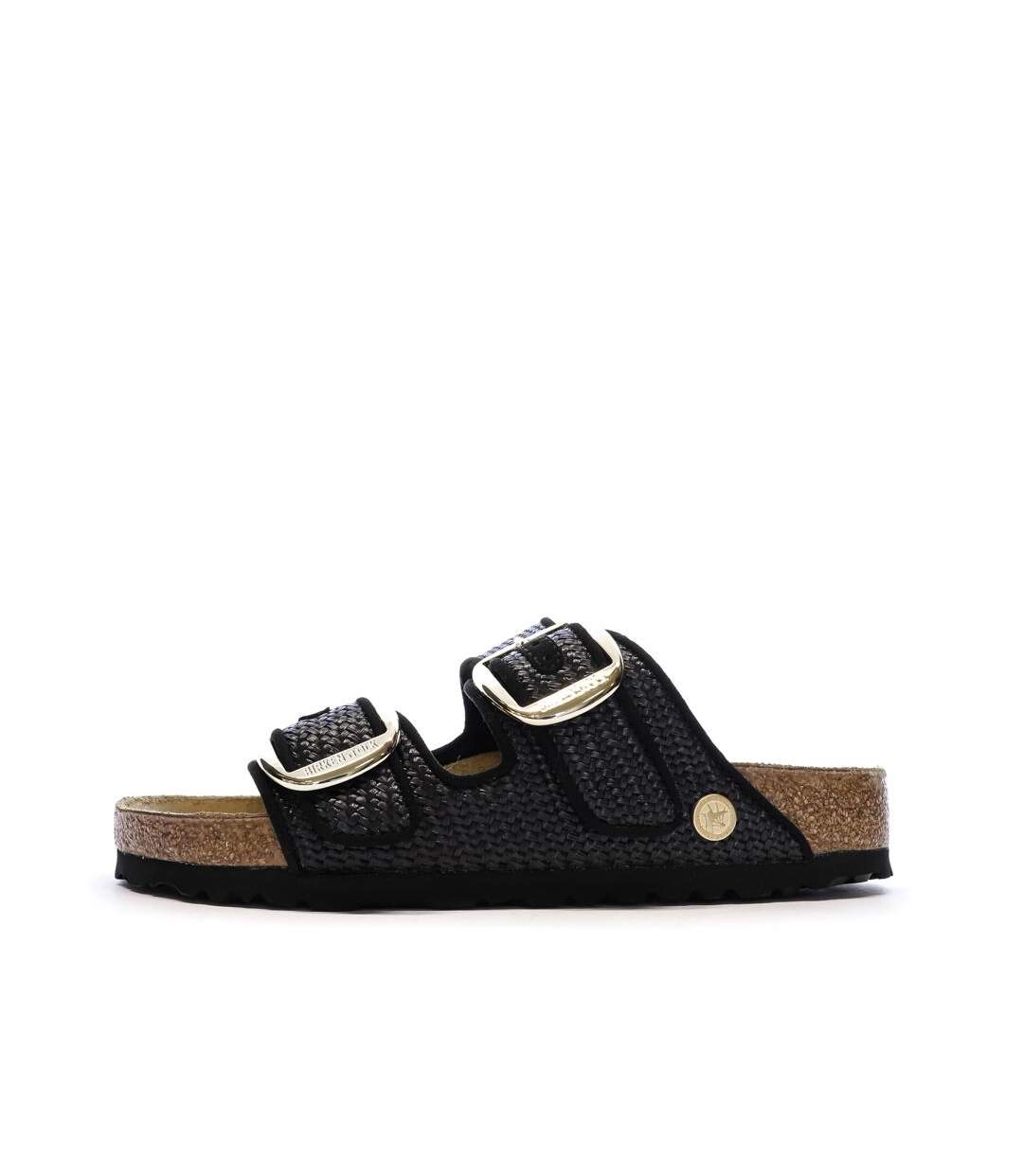 Sandales noires femme birkenstock arizona big buckle-1