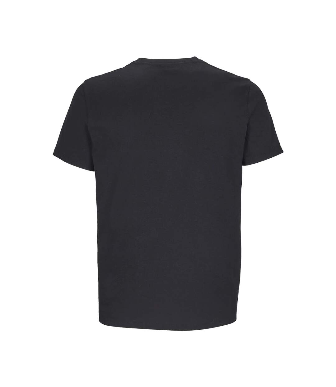 Mens Authentic Pique Polo Shirt Deep Black Russell-2