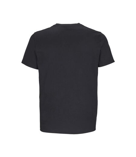 Mens Authentic Pique Polo Shirt Deep Black Russell
