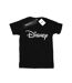 Disney Womens/Ladies Mickey Mouse Logo Head Cotton Boyfriend T-Shirt (Noir) - UTBI37842-1
