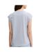 T-shirt bleu femme pepe jeans blooma-2