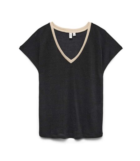 T-shirt noir femme vero moda gita