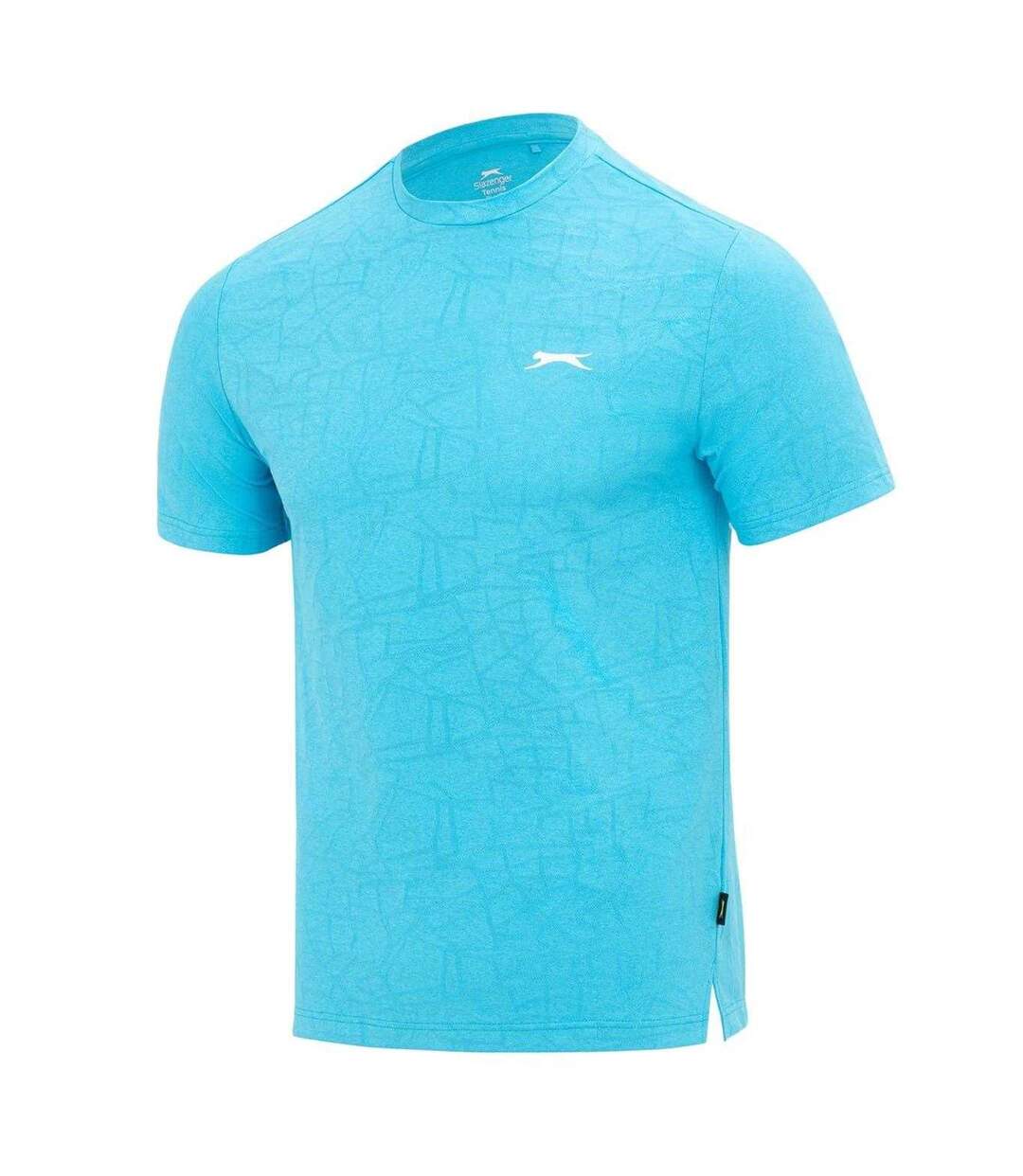T-shirt Motif/style Logo Homme Bleu Slazenger-2