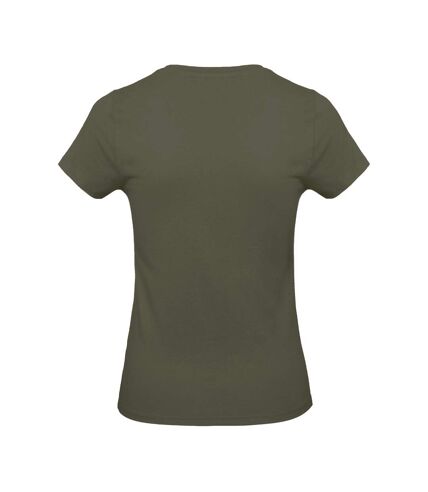 Kariban Womens/Ladies Feminine Fit Short Sleeve V Neck T-Shirt (Khaki)