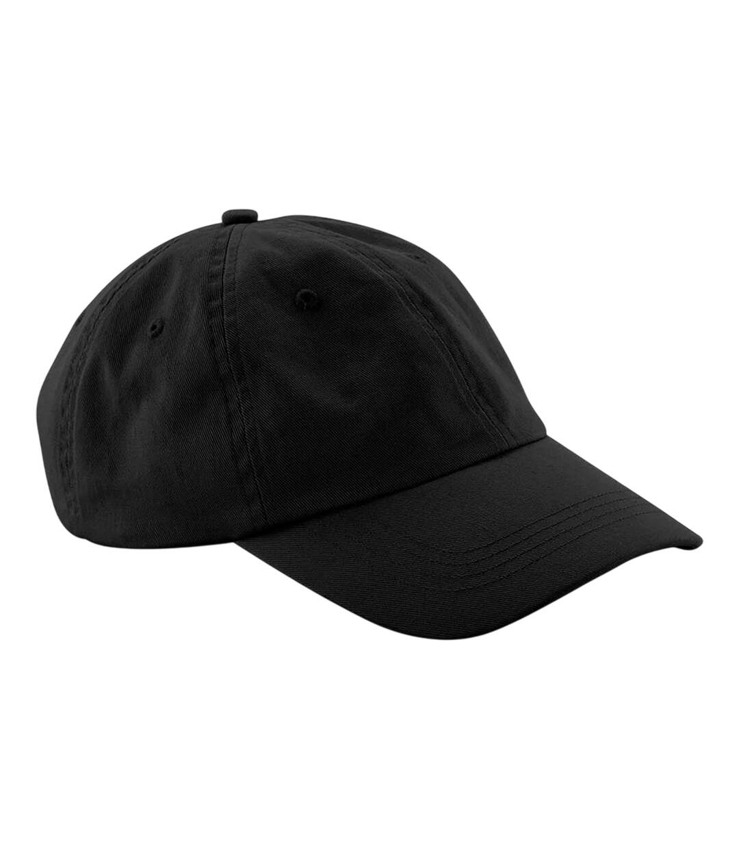 Casquette Motif/style 6 Panneaux Noir Beechfield-1