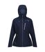 Womens/ladies birchdale shell waterproof jacket navy Regatta