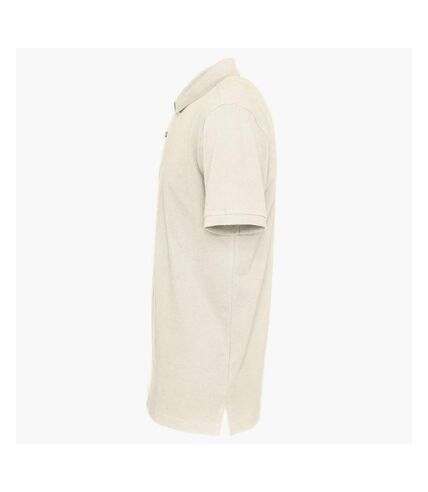 Polo homme blanc cassé Clique