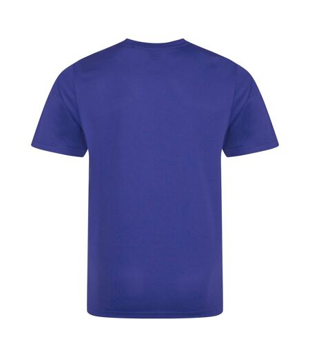 Just Cool Mens Performance Plain T-Shirt (Reflex Blue)