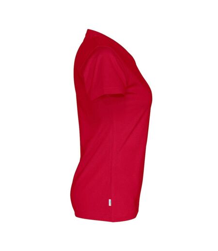 Womens/ladies T-shirt Red Cottover