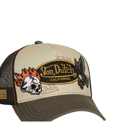 Casquette trucker avec filet adulte print devant Patches Vondutch