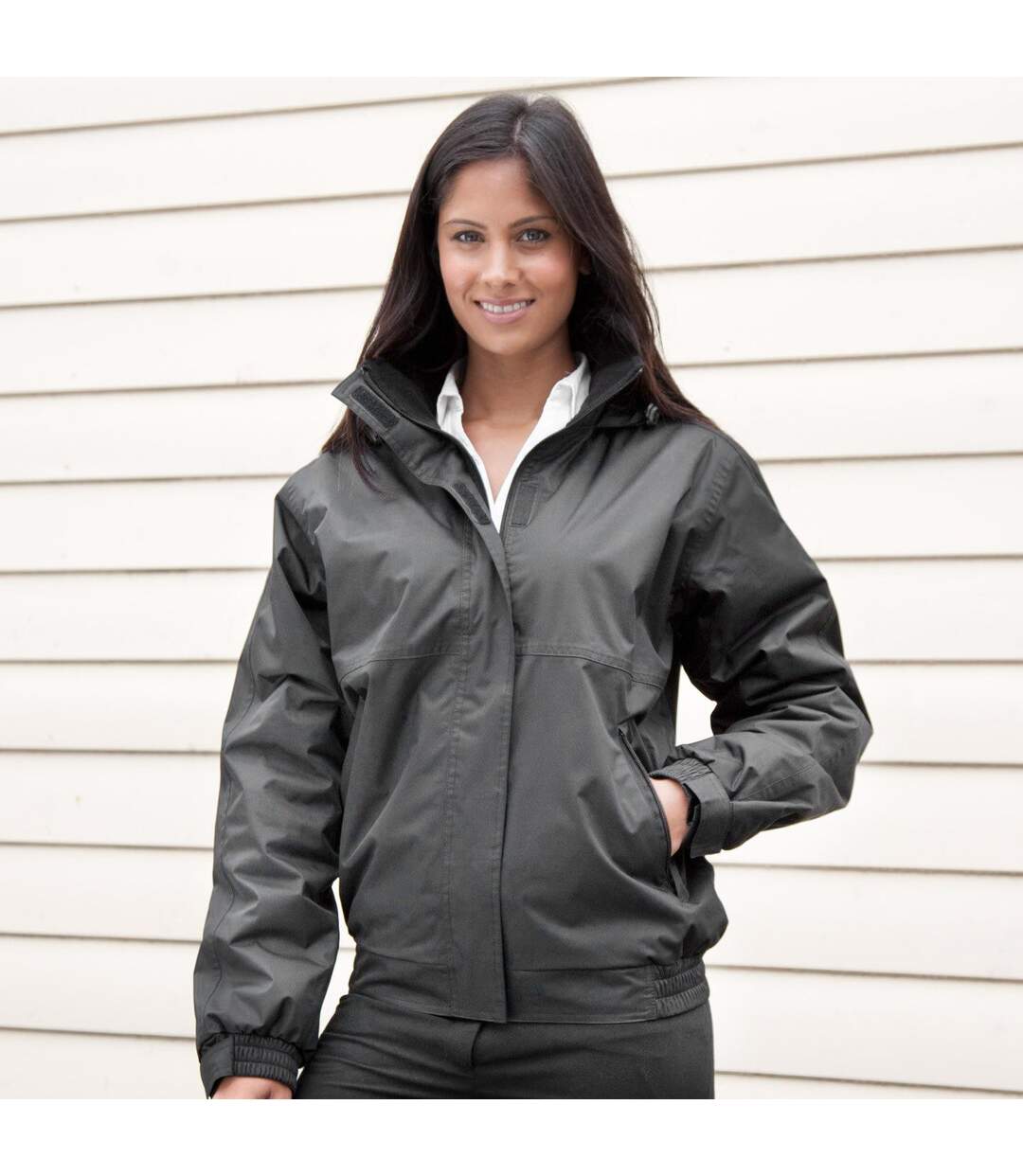 Core Veste Imperméable Femme Gris Result-1