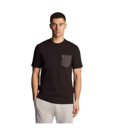 T-shirt Homme Noir Gris Lyle & Scott