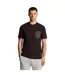 T-shirt Homme Noir Gris Lyle & Scott-1