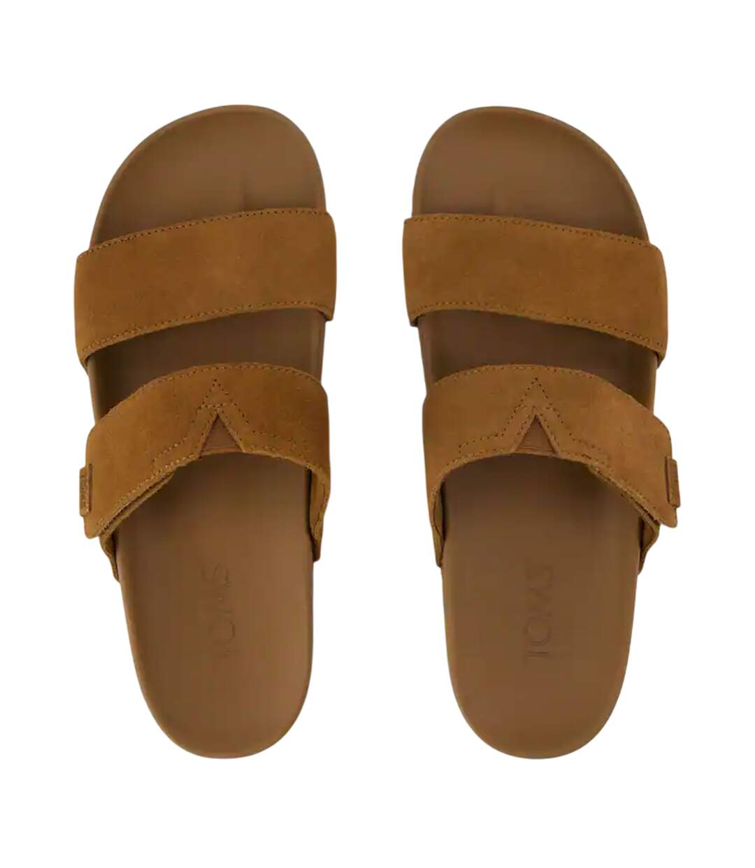 Mens Nico Suede Flat Sandals Dark Brown Toms-3