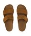 Mens Nico Suede Flat Sandals Dark Brown Toms-3