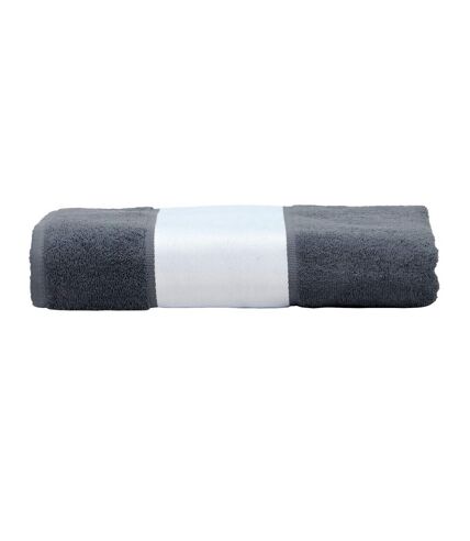 A&R Towels Subli-Me Hand Towel (Graphite) - UTRW6040